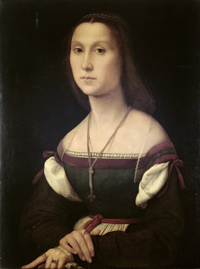 Portrait of a Woman (La Muta) (detail) by Raffaello Sanzio Raphael